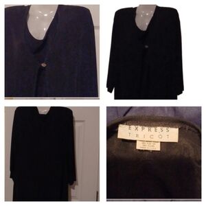 💙🌹Express dressy over-sized top